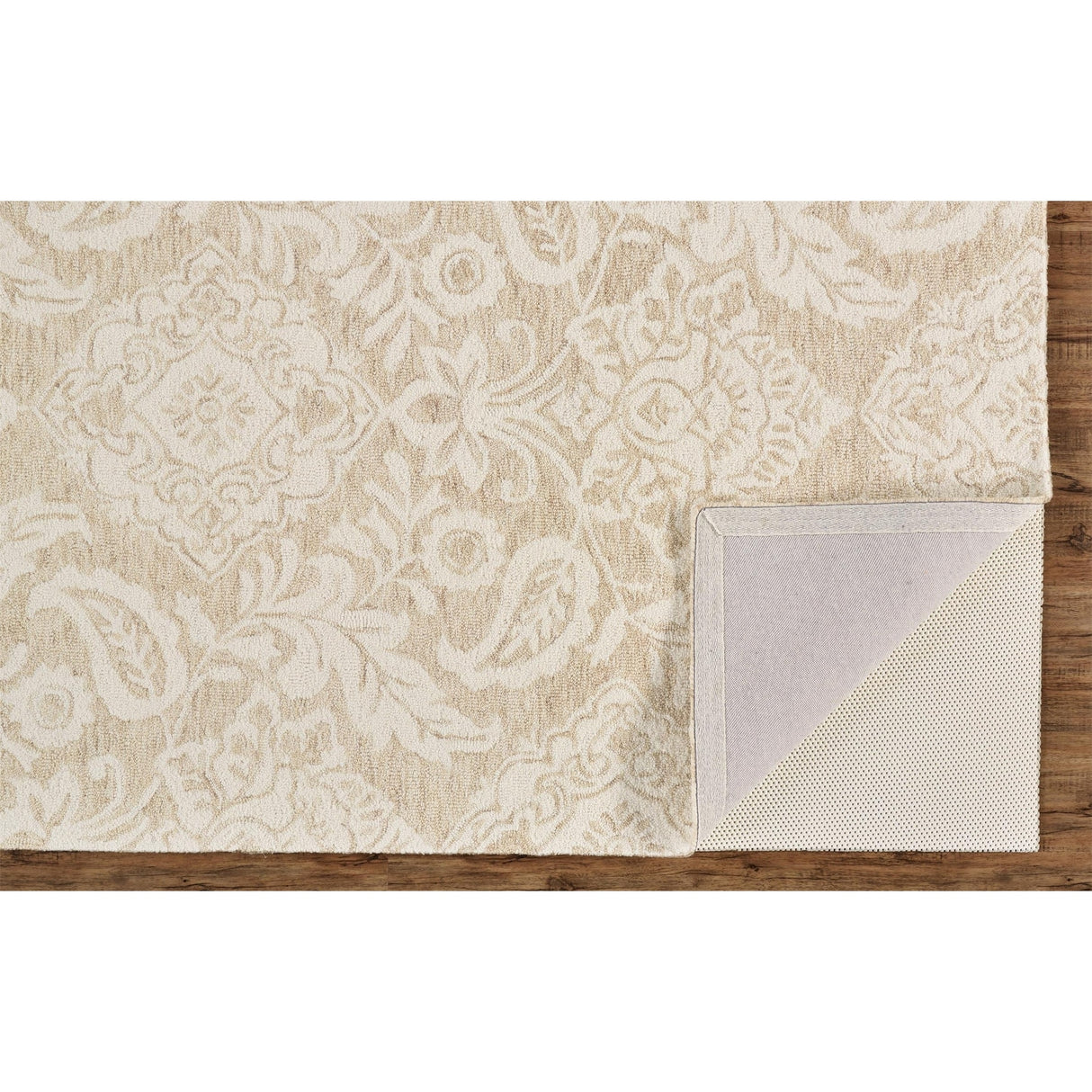 Natal Modern Floral Paisley Rug, Celestial Blue/Ivory, Area Rug