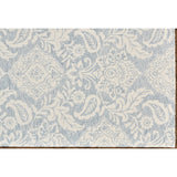 Natal Modern Floral Paisley Rug, Celestial Blue/Ivory, Area Rug