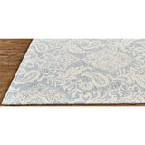 Natal Modern Floral Paisley Rug, Celestial Blue/Ivory, Area Rug