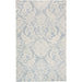 Natal Modern Floral Paisley Rug, Celestial Blue/Ivory, Area Rug