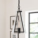 Nathan James Olton Pendant Lighting with Glass Shade, Adjustable Chain