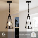 Nathan James Olton Pendant Lighting with Glass Shade, Adjustable Chain