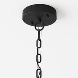Nathan James Olton Pendant Lighting with Glass Shade, Adjustable Chain