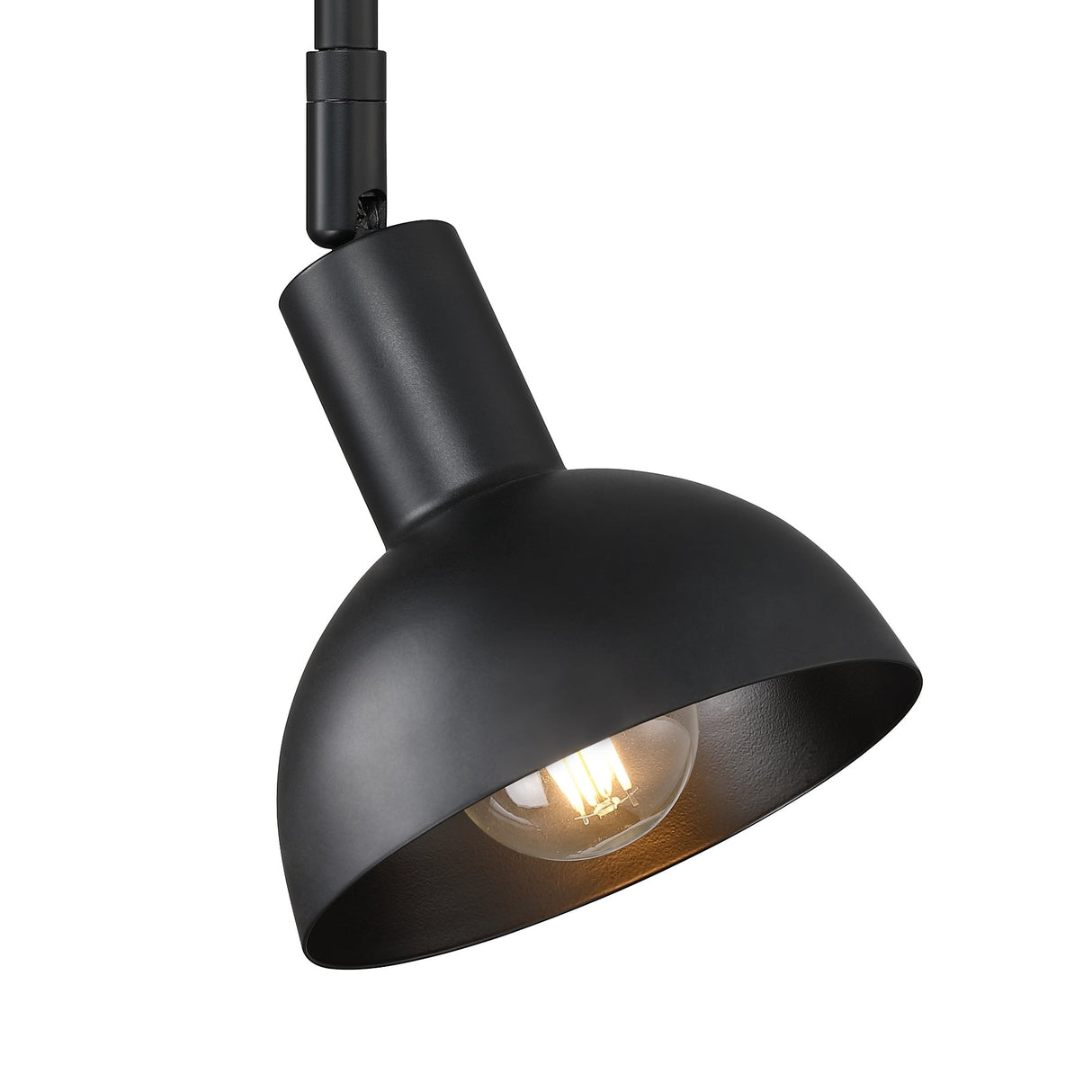 Nathan James Tamlin Wall Mounted Armed Sconce 1-Light Fixture with Plugin and On/Off Switch