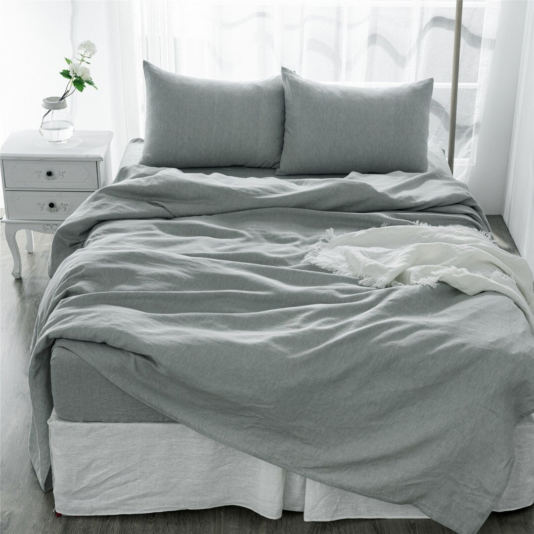 Native Linum Linen Flat Sheet Twin Size 1 Pc