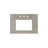 NativeStone Concrete Vanity Top - Rectangle Sink Cutout with 8" Widespread Faucet Holes (Top Only)
