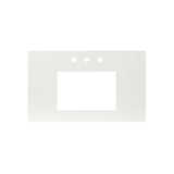 NativeStone Concrete Vanity Top - Rectangle Sink Cutout with 8" Widespread Faucet Holes (Top Only)