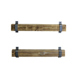 Natural 4x4 Bracket Shelves