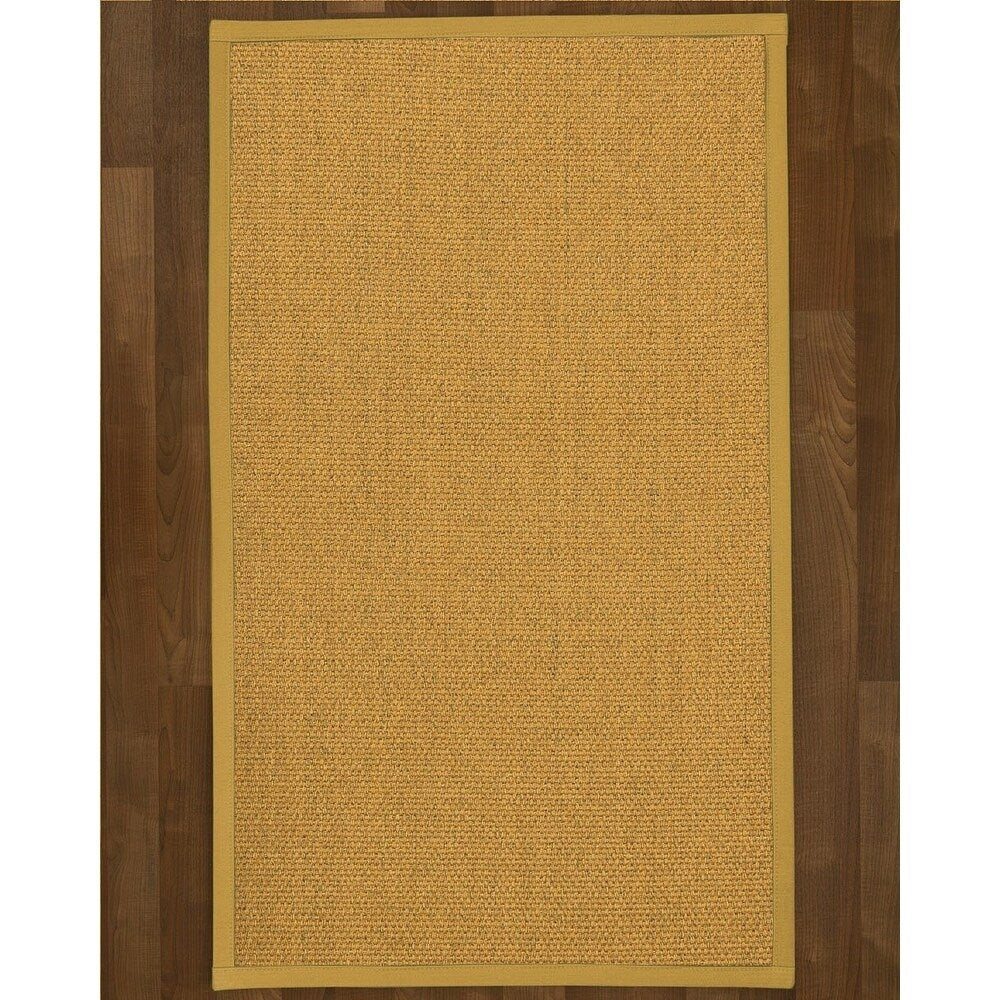 Natural Area Rugs, 10' Square, 100% Natural Fiber Avondale, Sisal Beige,Handmade,Tan Extra Wide Border - 10' x 10' Square