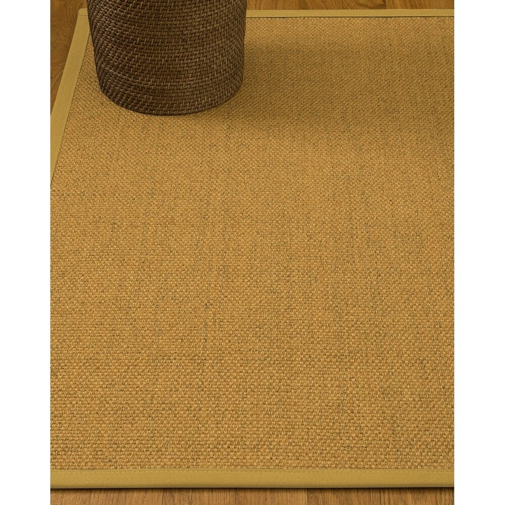Natural Area Rugs, 10' Square, 100% Natural Fiber Avondale, Sisal Beige,Handmade,Tan Extra Wide Border - 10' x 10' Square