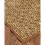 Natural Area Rugs 100%, Natural Fiber Handmade Basket Weave Basketweave, Natural Seagrass Rug (12' X 15'), Sienna Border
