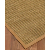 Natural Area Rugs 100%, Natural Fiber Handmade Basket Weave Calabria, Natural Seagrass Rug, Doe Border - 8' x 10'