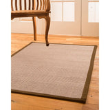 Natural Area Rugs 100%, Natural Fiber Handmade Blair, Beige/Rose Sisal Rug, Squirrel Border - 2'6" x 8'