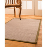 Natural Area Rugs 100%, Natural Fiber Handmade Blair, Beige/Rose Sisal Rug, Wheat Border - 4' x 12'