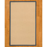 Natural Area Rugs 100%, Natural Fiber Handmade Cassel, Pinkish Beige Wool Rug, Marine Border - 12' x 15'