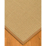 Natural Area Rugs 100%, Natural Fiber Handmade Chunky Logan, Beige Sisal Rug, Doe Border - 5' x 7'