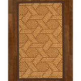 Natural Area Rugs 100%, Natural Fiber Handmade Chunky Seattle, Brown/Multi Sisal Rug, Fudge Border - 12' x 15'
