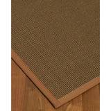 Natural Area Rugs, 100% Natural Fiber Handmade Dalton, Grey Sisal Rug 10' Square, Sienna Border - 10' x 10' Square