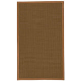 Natural Area Rugs, 100% Natural Fiber Handmade Dalton, Grey Sisal Rug 10' Square, Sienna Border - 10' x 10' Square