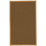 Natural Area Rugs 100%, Natural Fiber Handmade Dalton, Grey Sisal Rug, Khaki Border - 12' x 15'