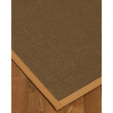 Natural Area Rugs 100%, Natural Fiber Handmade Dalton, Grey Sisal Rug, Khaki Border - 12' x 15'