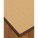 Natural Area Rugs, 100% Natural Fiber Handmade Deco, Cream Sisal Rug 10' Square, Fudge Border - 10' x 10' Square