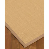 Natural Area Rugs 100%, Natural Fiber Handmade Deco, Cream Sisal Rug, Wheat Border - 5' x 7'