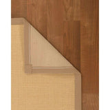Natural Area Rugs 100%, Natural Fiber Handmade Deco, Cream Sisal Rug, Wheat Border - 5' x 7'