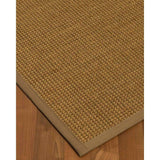 Natural Area Rugs, 100% Natural Fiber Handmade Hamptons, 7' Octagon Beige Seagrass Rug, Squirrel Border - 7' x 7'