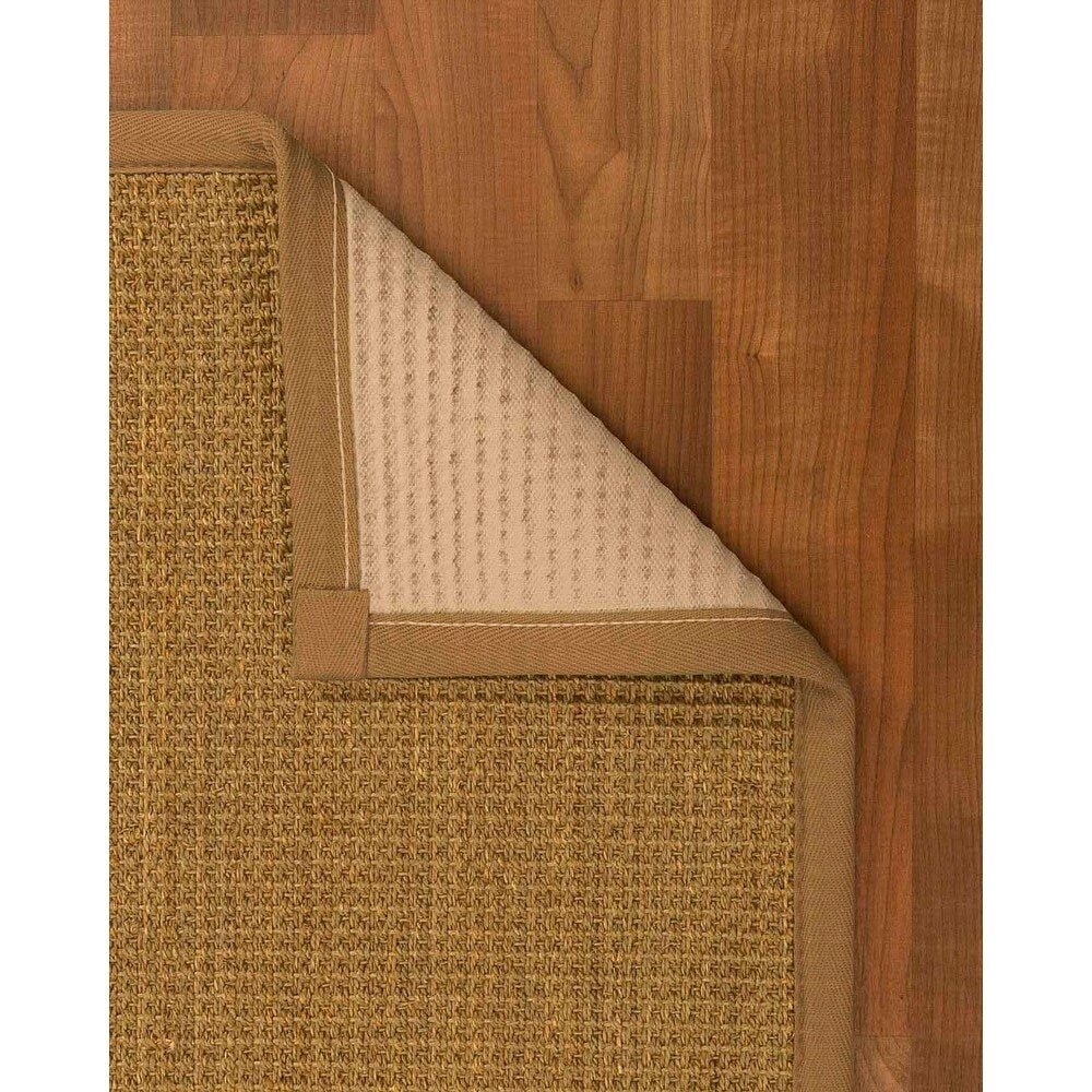 Natural Area Rugs 100%, Natural Fiber Handmade Hamptons, Natural Seagrass Rug, Doe Border - 10' x 14'