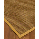 Natural Area Rugs 100%, Natural Fiber Handmade Hamptons, Natural Seagrass Rug, Tan Border - 12' x 15'
