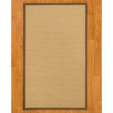 Natural Area Rugs, 100% Natural Fiber Handmade Logan, Beige Sisal Rug 10' Square, Malt Border - 10' x 10'