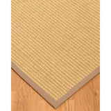 Natural Area Rugs, 100% Natural Fiber Handmade Lucca, 8' Octagon Beige Sisal Rug, Wheat Border - 8' x 8' Octagon