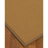Natural Area Rugs 100%, Natural Fiber Handmade Majesty, Beige Wool/Sisal Rug, Squirrel Border - 6' x 9'