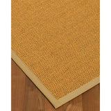 Natural Area Rugs 100%, Natural Fiber Handmade Niagara, Gold/Multi Sisal Rug, Sage Border - 12' x 18'