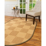 Natural Area Rugs, 100% Natural Fiber Handmade Osaka, 6' Octagon Bronze/Gold Sisal Rug, Squirrel Border - 6' x 6' Octagon