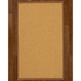 Natural Area Rugs, 100% Natural Fiber Handmade Rio, Beige Sisal Rug 10' Square, Sienna Border - 10' x 10'