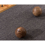 Natural Area Rugs 100%, Natural Fiber Handmade Shadows, Greyish Blue Sisal Rug, Doe Border - 9' x 12'