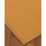Natural Area Rugs 100%, Natural Fiber Handmade Small Boucle, Light Gold Sisal Rug (2' 6" X 12'), Marine Border - 2'6" x 12'