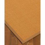 Natural Area Rugs 100%, Natural Fiber Handmade Small Boucle, Light Gold Sisal Rug (6' X 9'), Moss Border - 6' x 9'