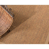 Natural Area Rugs, 100% Natural Fiber Handmade Sorrento, Tan/Multi Sisal Rug 8' Square, Wheat Border - 8' x 8'