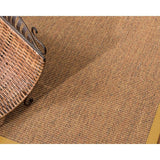 Natural Area Rugs 100%, Natural Fiber Handmade Sorrento, Tan/Multi Sisal Rug, Tan Border - 12' x 15'