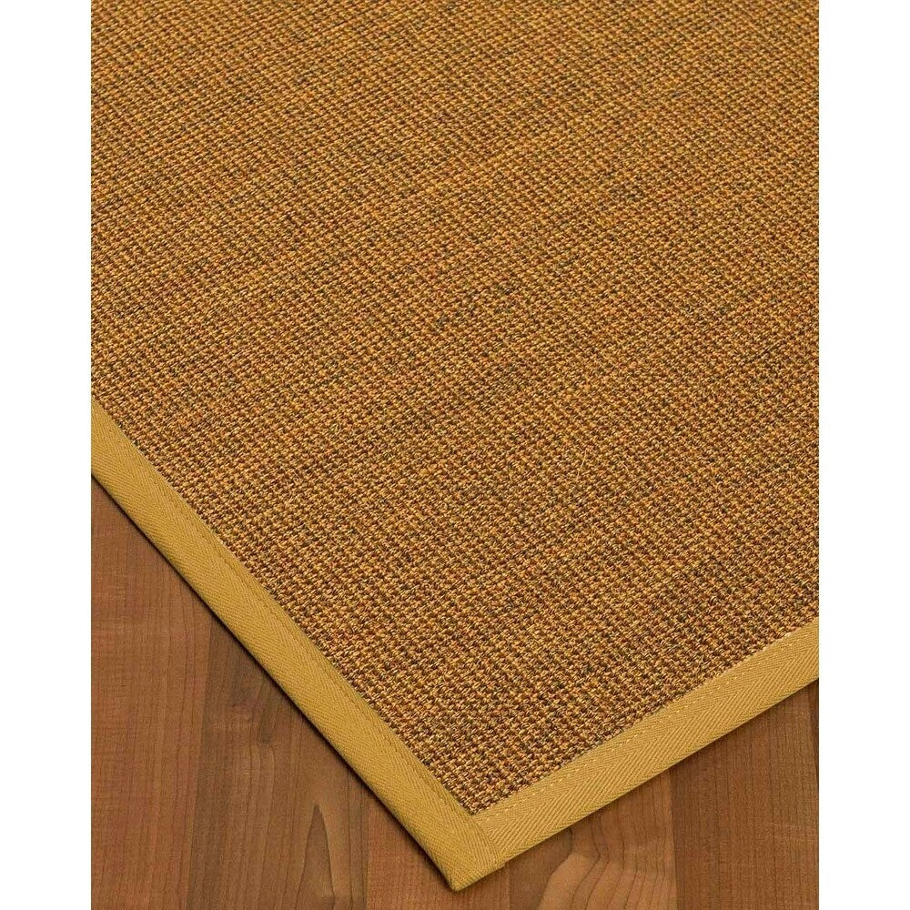 Natural Area Rugs 100%, Natural Fiber Handmade Sorrento, Tan/Multi Sisal Rug, Tan Border - 12' x 15'