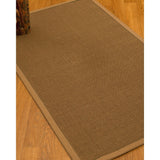 Natural Area Rugs 100%, Natural Fiber Handmade St. Tropez, Brown Sisal Rug, Doe Border - 12' x 15'