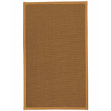 Natural Area Rugs 100%, Natural Fiber Handmade St. Tropez, Brown Sisal Rug, Khaki Border - 10' x 14'