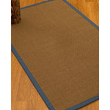 Natural Area Rugs 100%, Natural Fiber Handmade St. Tropez, Brown Sisal Rug, Marine Border - 12' x 15'
