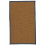 Natural Area Rugs 100%, Natural Fiber Handmade St. Tropez, Brown Sisal Rug, Marine Border - 12' x 15'