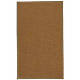 Natural Area Rugs 100%, Natural Fiber Handmade St. Tropez, Brown Sisal Rug, Squirrel Border - 8' x 10'