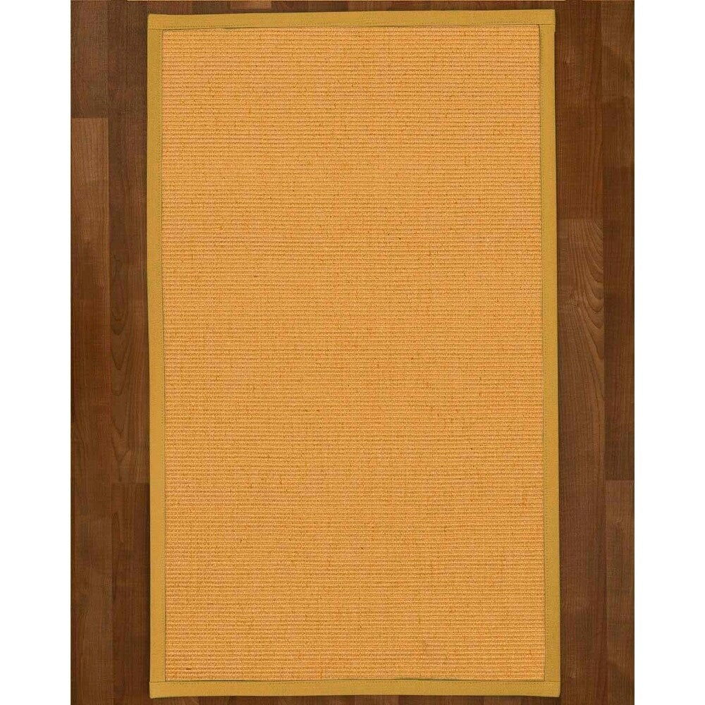 Natural Area Rugs 100%, Natural Fiber Handmade Victoria, Beige Wool/Sisal Rug, Tan Border - 2'9" x 9'
