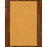 Natural Area Rugs 100%, Natural Fiber Handmade Victoria, Beige Wool/Sisal Rug, Tan Border - 2'9" x 9'
